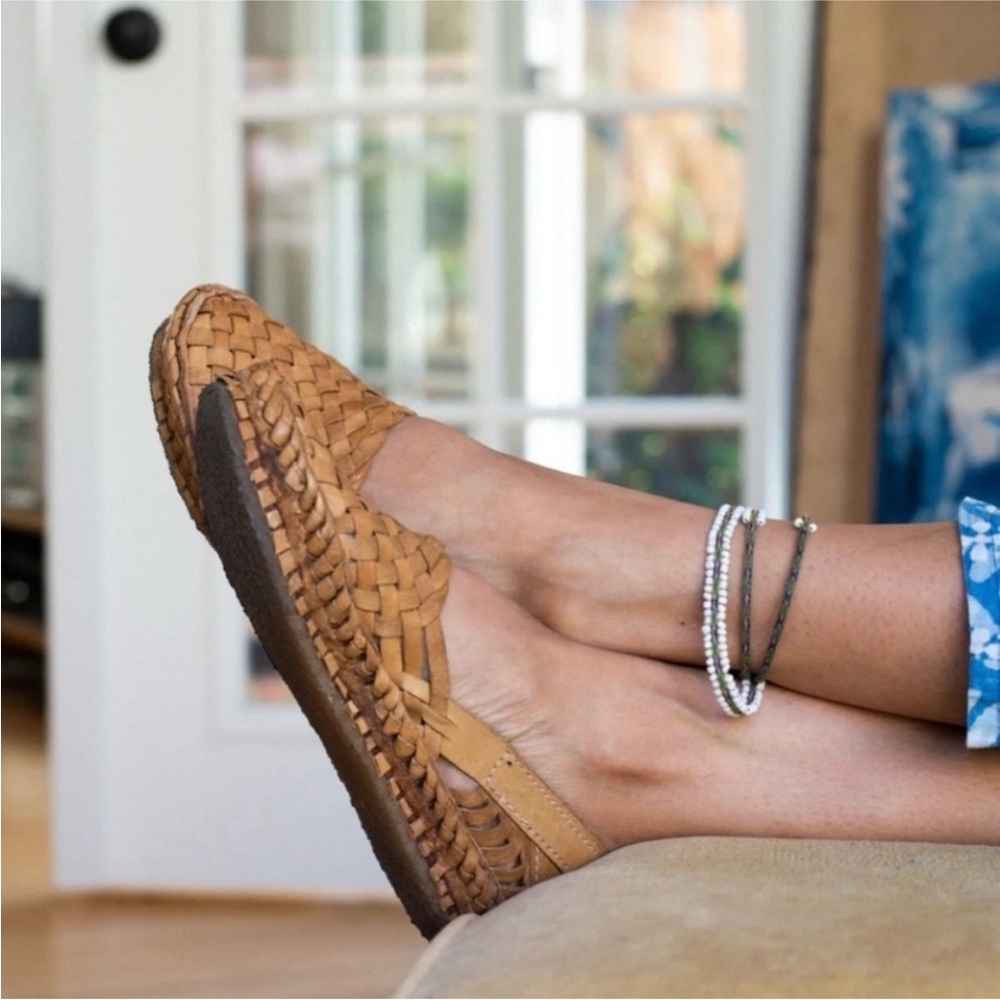 Mohinders Woven Leather Handmade Flats